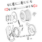 Matica osovine Tomos A3 A35 A5 M11x1 mm - Slika 2
