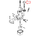 Poklopac šibera karburatora Tomos BT50 E90 T15 IMT 506  506.06.531 - Slika 2