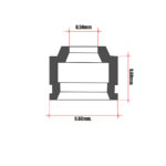 Teflon ventila BMW K75,Ducati Athena kom - Slika 2