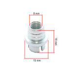 Matica kvačila krunasta Tomos APN M8x1 mm - Slika 3