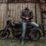 Jakna RUVEN crna kožna MODEKA - Slika 5