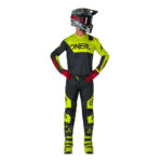 Pantalone Motocross ONEAL ELEMENT RACEWEAR crno žute 34/50 - Slika 3