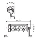Svetlo za ATV 12 LED 36W 2160 Lum - Slika 3