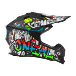 Kaciga ONEAL Cross 2SRS RANCID crno bela XL - Slika 5