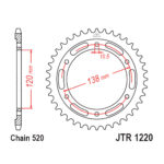 Lančanik zadnji JT JTR1220-38 (520) 38 zuba