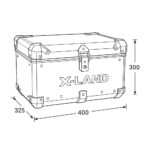 Centralni kofer X-LAND PLASTIČNI crni 45L - Slika 4