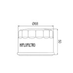Filter ulja HF147 Hiflo - Slika 2