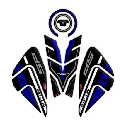 Nalepnice rezervoara TANK PAD Yamaha MT-09 SP (21-23) plave GP KOMPOZIT