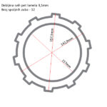Lamele Yamaha T-MAX 500 (01-11) RMS - Slika 2