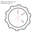 Lamele TRW MCC302-5 set - Slika 2