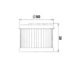 Filter ulja HF103 Hiflo - Slika 2