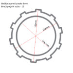 Lamele TRW MCC440-8 set - Slika 2