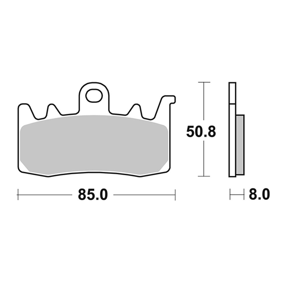 Disk pločice PERFTEC R90 S9070R ( SEMI-SINTER )