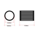 Igličasti ležaj 14x18x17 mm klipnjače gornji Tomos CTX INA - Slika 3