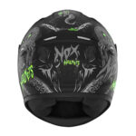 Kaciga NOX Full Face N731 ZUMBI  mat crno zelena dečija - Slika 2