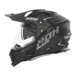 Kaciga NOX Enduro sa vizirom N312 VAPOR mat crno titanium