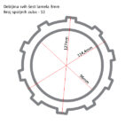 Lamele TRW MCC303-6 set - Slika 2