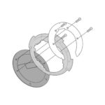 Nosač Tanklock torbe Kappa Triumph Street Triple BF02K - Slika 2