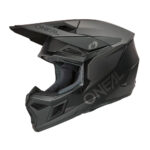Kaciga ONEAL Cross 3SRS SOLID crno siva - Slika 2