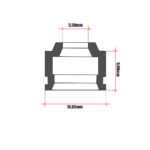 Teflon ventila minarelli 250 Athena - Slika 2