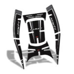 Nalepnica rezervoara TANK PAD Yamaha N MAX 125/ 155 (21-24) sivo carbon GP KOMPOZIT - Slika 7