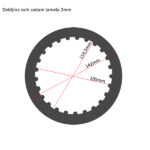 Lamele TRW metalne MES328-7 set - Slika 2