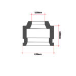 Teflon ventila Kawasaki ZZR 1100 Athena - Slika 2