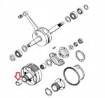 Čaura kvačila Tomos A35 A5 fi 14x16x21 mm Bronza - Slika 2
