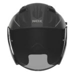 Kaciga NOX Jet N130 MYST mat crno srebrna L - Slika 2