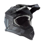 Kaciga ONEAL Cross 2SRS SLICK crno siva XL - Slika 5