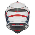Kaciga NOX Enduro sa vizirom N312 VAPOR belo plavo crvena L - Slika 3