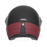 Kaciga NOX HERITAGE PREMIUM crna sa crvenom kožom L - Slika 3