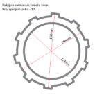 Lamele TRW MCC208-8 set - Slika 2