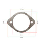 Dihtung auspuha Yamaha TDR/TZR 250(87-92) Athena - Slika 2