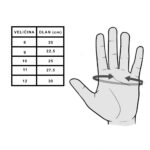 Rukavice ARAS duge crne 11 2XL MODEKA - Slika 2
