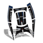 Nalepnica rezervoara TANK PAD Yamaha N MAX 125/ 155 (21-24) plavo carbon GP KOMPOZIT - Slika 7