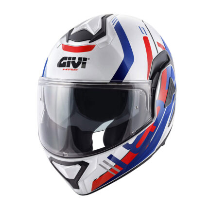 Kaciga GIVI Flip Up X30 PULSAR belo plavo crvena XL