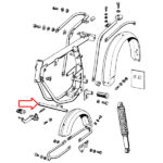 Nosač fazastera Tomos T14 T15 E90 - Slika 2