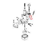 Matica poklopca šibera Tomos BT50 E90 T15 IMT 506  506.06.532 - Slika 2
