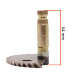 Zupčanik kurble polumesec GY6 50cc 4T dugačka osovina 64mm - Slika 2