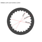 Lamele TRW metalne MES365-8 set - Slika 2