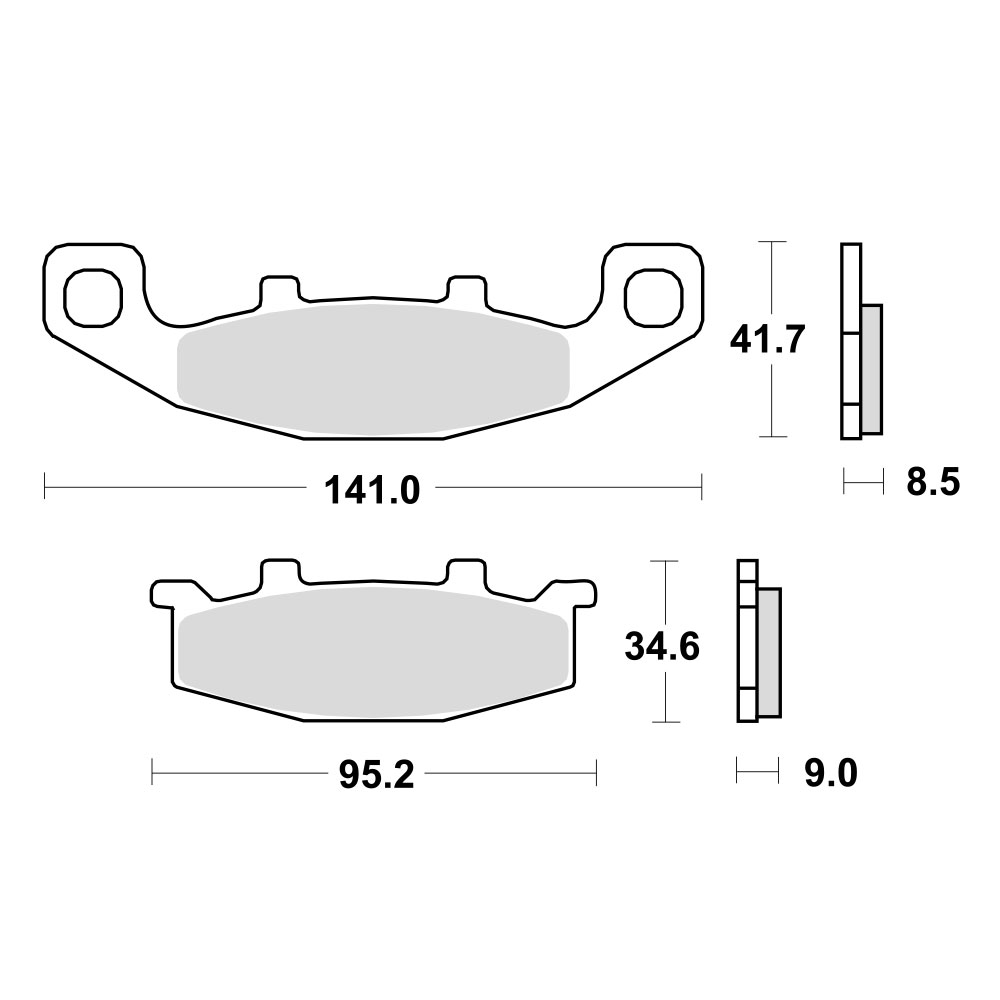 Disk pločice TRW MCB569SV ( SINTER )