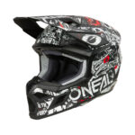 Kaciga ONEAL Cross 3SRS ATTACK crno bela