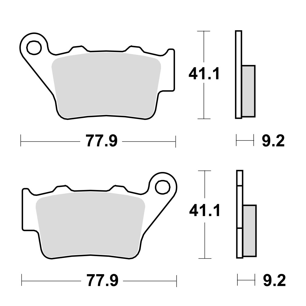 Disk pločice TRW MCB672SI ( SINTER )