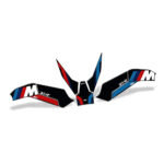 Nalepnice rezervoara TANK PAD set BMW S 1000 XR (20-24) crno plavo crvena GP KOMPOZIT - Slika 2