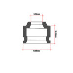 Teflon ventila Aprilia Pegaso 650 Athena kom - Slika 2