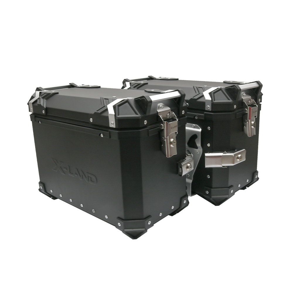 Bočni koferi X-LAND ALU crni 38L+38L
