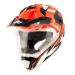Kaciga Kappa Enduro KV30R GRAYER narandžasto crna XL