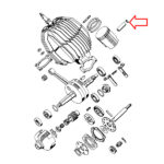 Osigurač klipa fi 12 mm Tomos - Slika 2