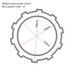 Lamele TRW MCC342-8 set - Slika 2